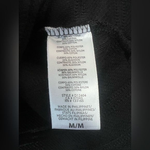 Anthropologie Eri + Ali Chelsea Knit Top Lace Balloon Sleeves Solid Black Medium - Picture 8 of 9